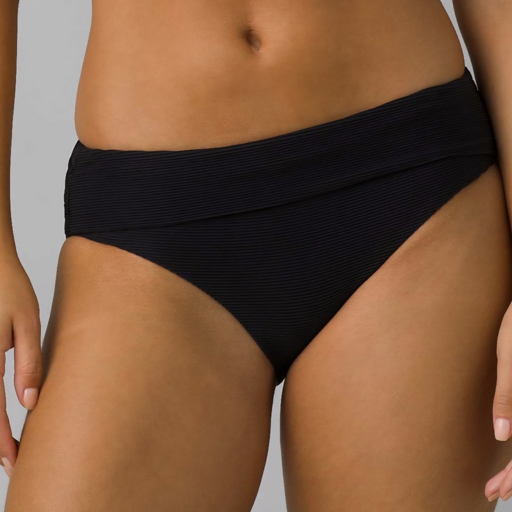 Prana Marta Black Bikini Bottom NEW - Picture 5 of 6